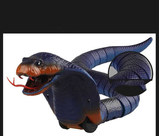 New Exotic Whole Toy Remote Control Snake Children's Halloween Gift Simulation Remote Control Cobra King