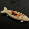 Wooden Platter,Featured Fish-shaped Platter,Japanese Sushi Platter