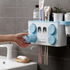 Bathroom Toothbrush Holder Home Multi-function Toilet Suction Wall Tooth Holder Creative Rack Automatic Extrusion Cream