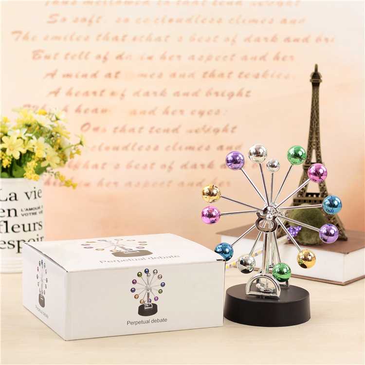 Color Motion Meter Track Permanent Motion Instrument Creative Physics Science Education Model Small Toy Electromagnetic