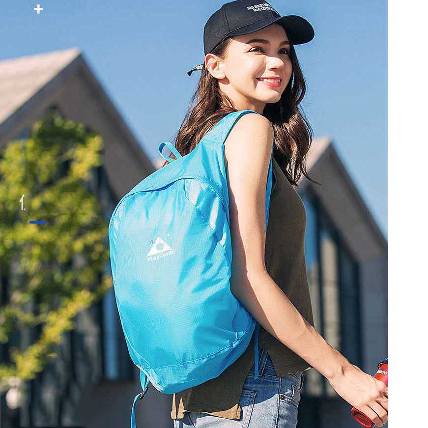Ultra-light Portable Travel Bag Folding Backpack Waterproof Ultra-thin Skin Bag Hiking Outdoor Sports Backpack Male
