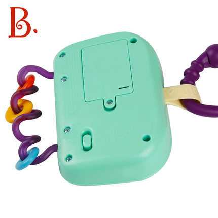 Children's radio toy bed bell car hanging soft rubber baby puzzle music toy