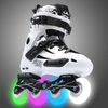 Professional Skates Adult Flat Shoes Roller Shoes Adult Full Set of Inline Roller Skates Men And Women Full Flash Light