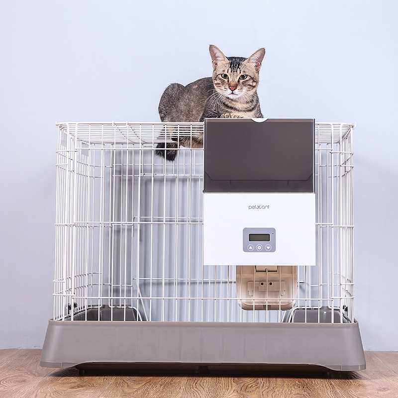 New Pet Automatic Feeder Dog Cat Feeding Machine Cage Hanging Timing Quantitative Automatic Feeding Cat Dog Food