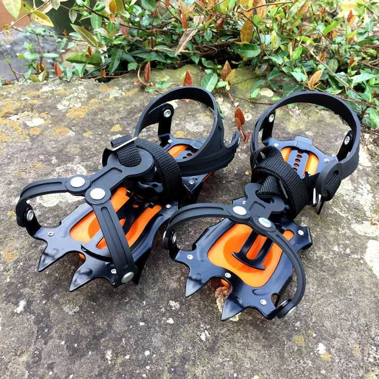 Ten-tooth Professional Ice Snow Skid Shoe Covers Outdoor Climbing Supplies 10 Tooth Crampons