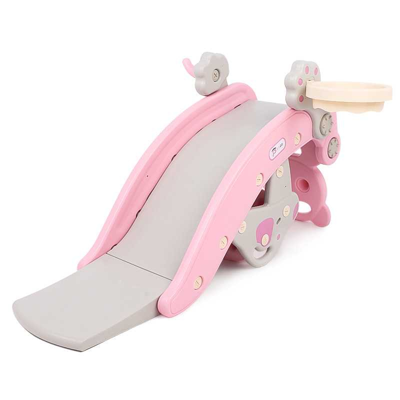 Children's Rocking Horse Slide Combination Two-in-one Baby Age Gift Large Thickening 1-6 Years Old Rocking Chair Wooden Horse Toy