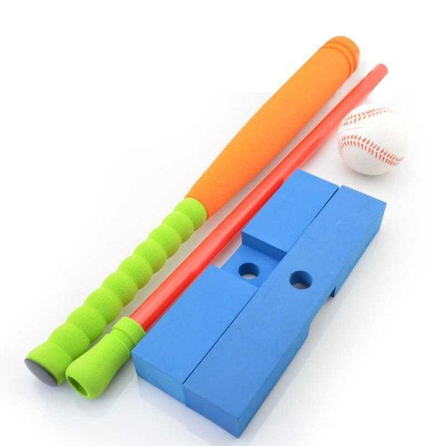 Children's Baseball Set Kindergarten Soft Safety Baseball Training Outdoor Sports Fitness Ball Foam Toys