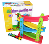 Children's Wooden Glider Toy Environmentally Inertial Four-layer Glider Rail Car