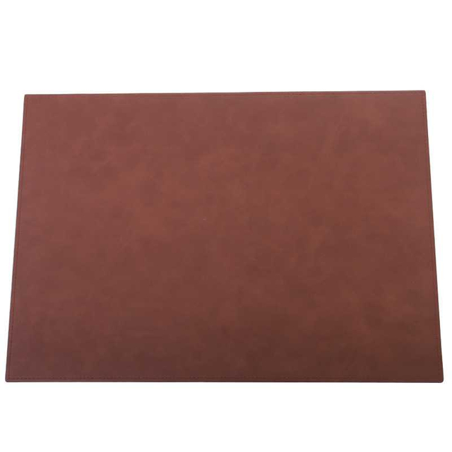 Western Restaurant Coasters,Environmental Protection Table Mat,Odorless Leather Placemat