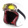 Motorcycle Electric Car Helmet Harley Retro Men And Women Summer Half Helmet Safety Helmet with Harley Goggles Personality Suit