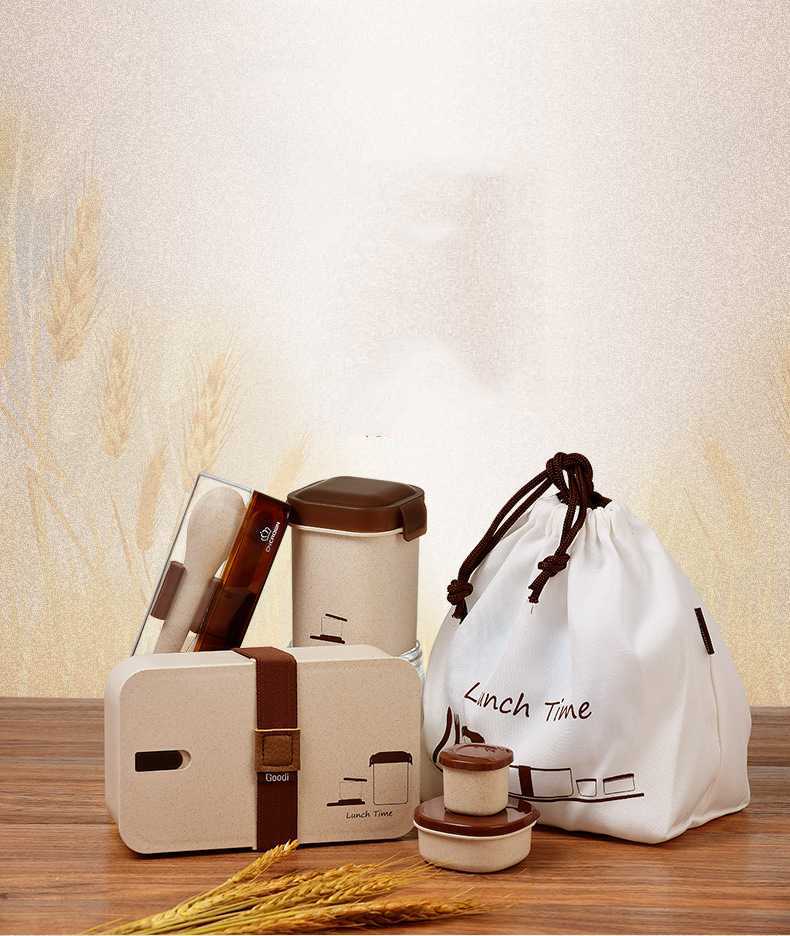 Japanese lunch box microwave lunch box lunch box lunch box gift box set