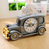 Antique Motorcycle Train Creative Alarm Clock Student Children Bedroom Plastic Pointer Boutique Gift Clock