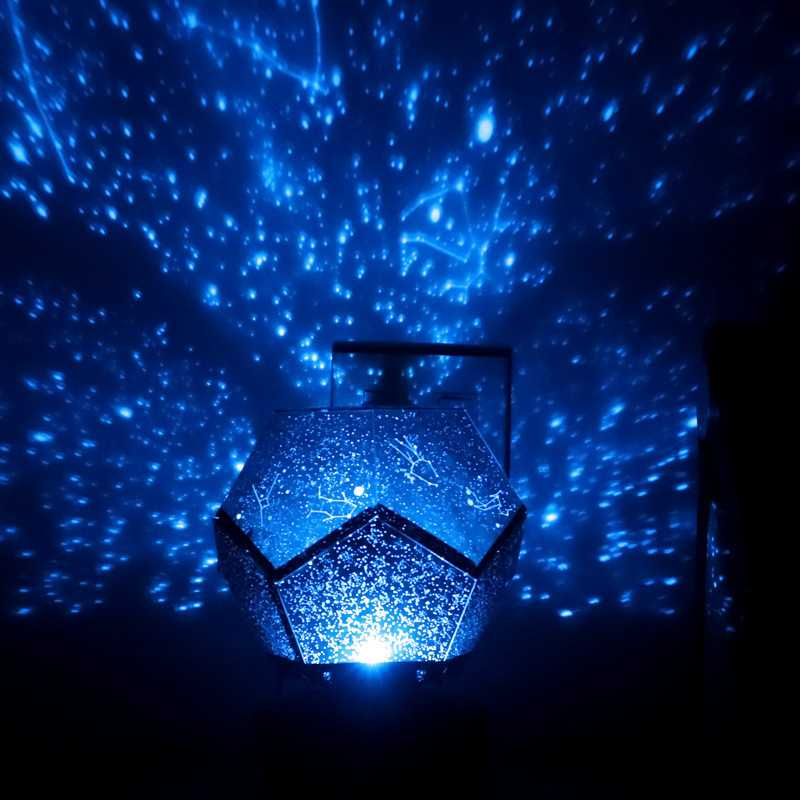 Fun Starry Skylights Romantic Fantasy Rotation Constellation Projector Vibrato Starry Creative Night Lights