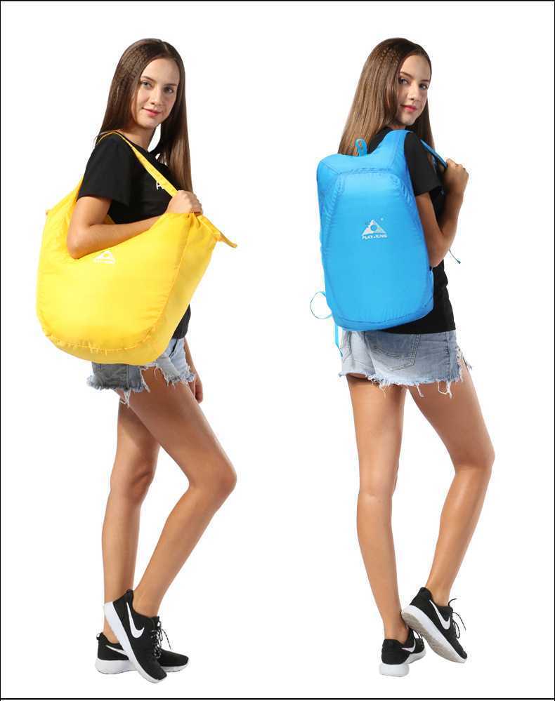 Ultra-light Portable Travel Bag Folding Backpack Waterproof Ultra-thin Skin Bag Hiking Outdoor Sports Backpack Male