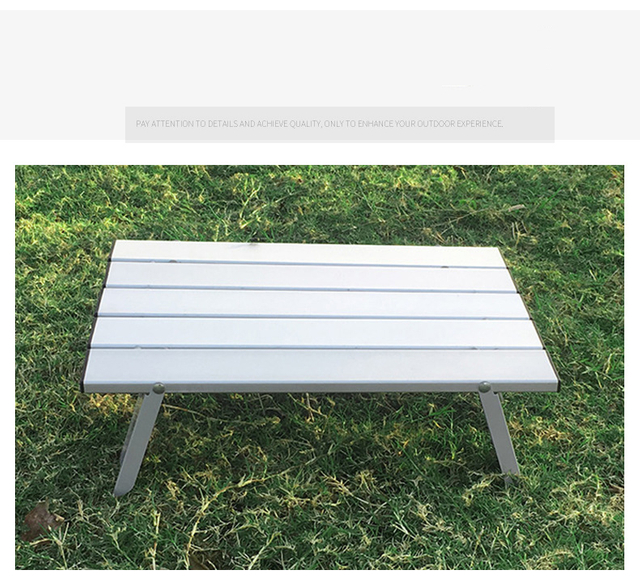 Outdoor Folding Small Table Aluminum Folding Table Portable Beach Ultra Light Table Camping Table Outdoor Products