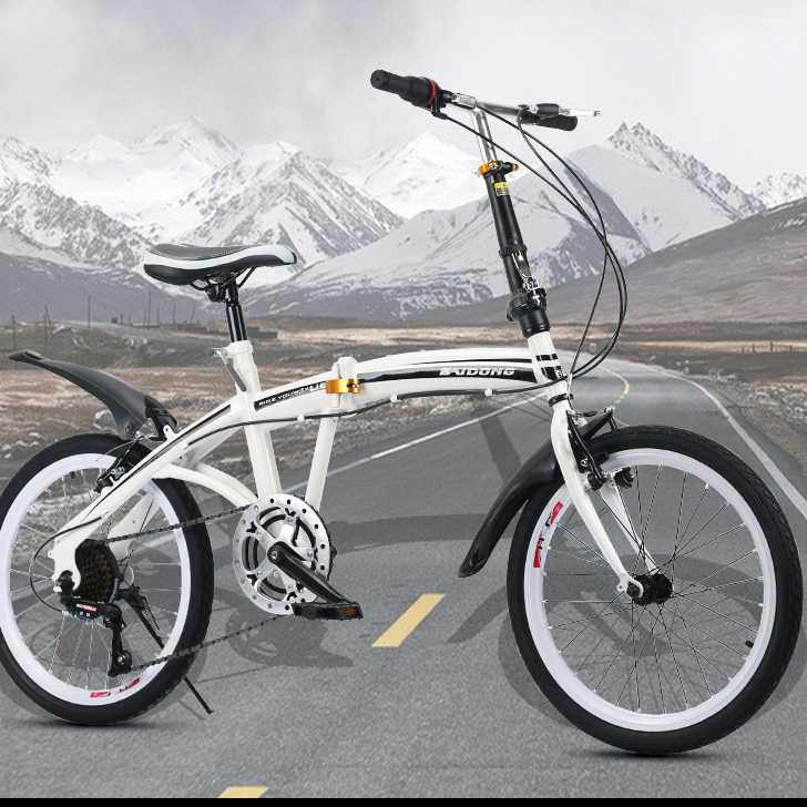 Folding Car 20 Inch Folding Bike Adult Speed Car Mountain Bike Student Car Gift