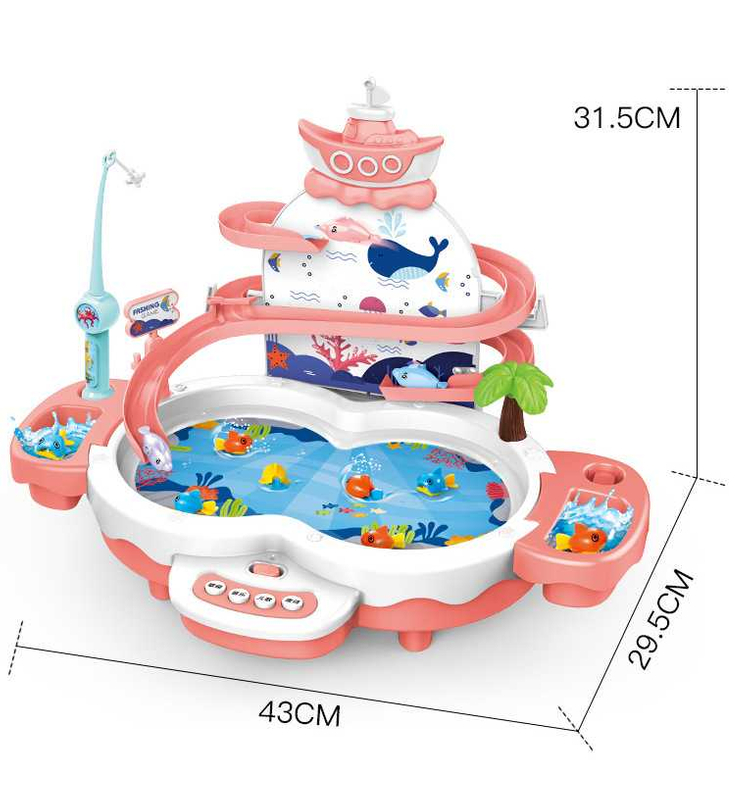 Children's Summer Play Toys Multi-function Game Diaoyutai with Track Variety of Play Puzzle Interactive Toys