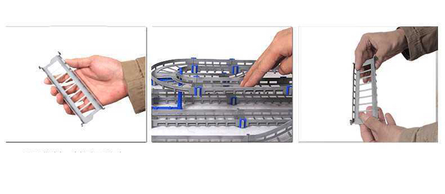 Variety Track Car Drag Mas Assembled Electric High-speed Track Educational Toys Children Diy Toys