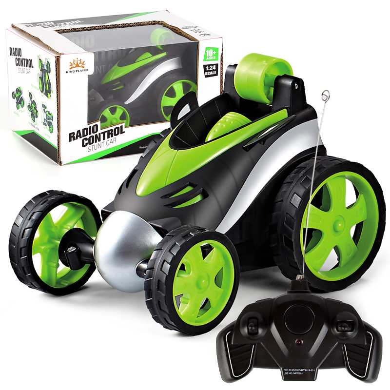 Wireless Remote Control Tumbling Stunt Car Dump Truck Boy Children's Stalls Selling Electric Toys