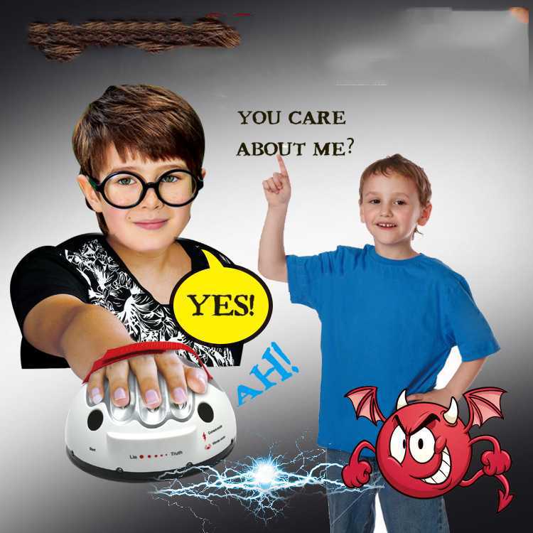 Miniature Electric Shock Lie Detector Whole Person Toy Tidy Board Game Game Party Machine Truthful Words Big Adventure Decompression Toy