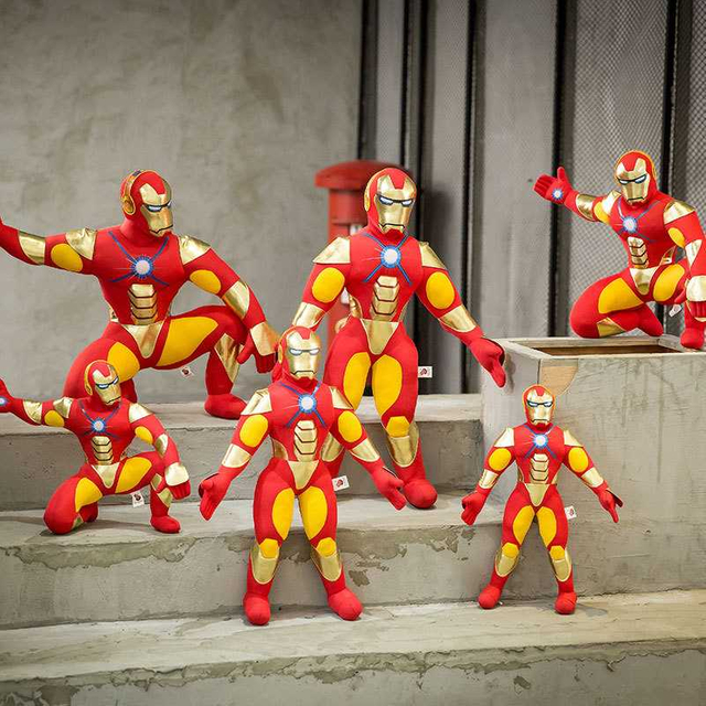 Avengers Iron Man Plush Doll Creative Gift Toy Car Doll Decoration Model