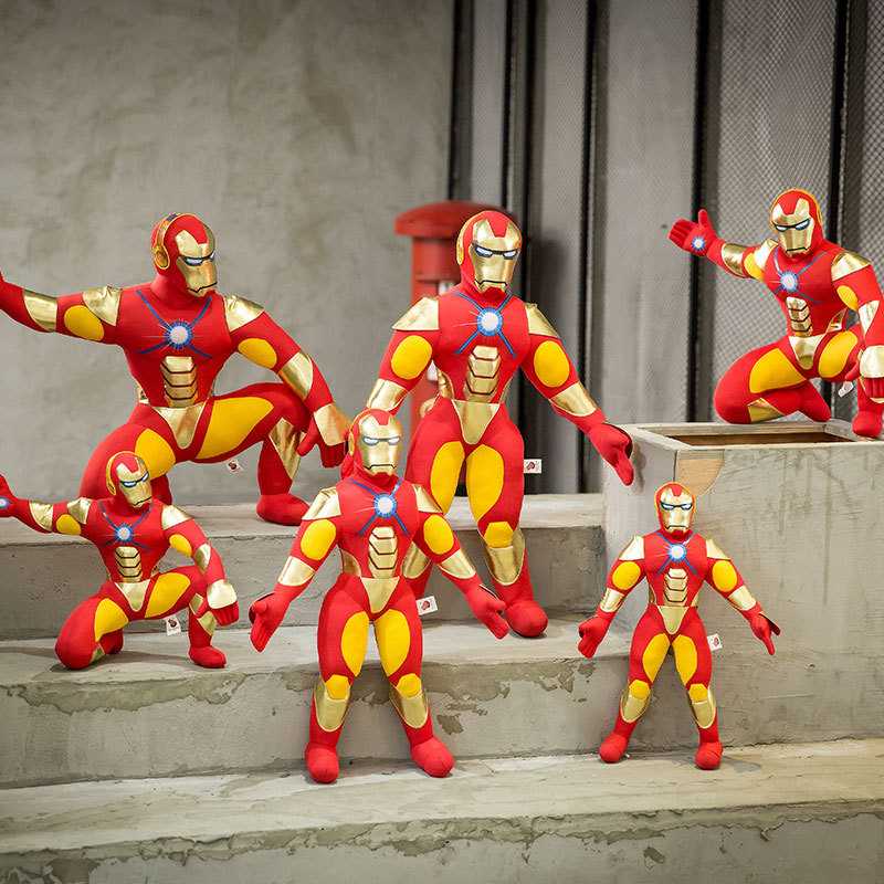 Avengers Iron Man Plush Doll Creative Gift Toy Car Doll Decoration Model