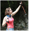 Aluminum Trekking Pole Outdoor Cane