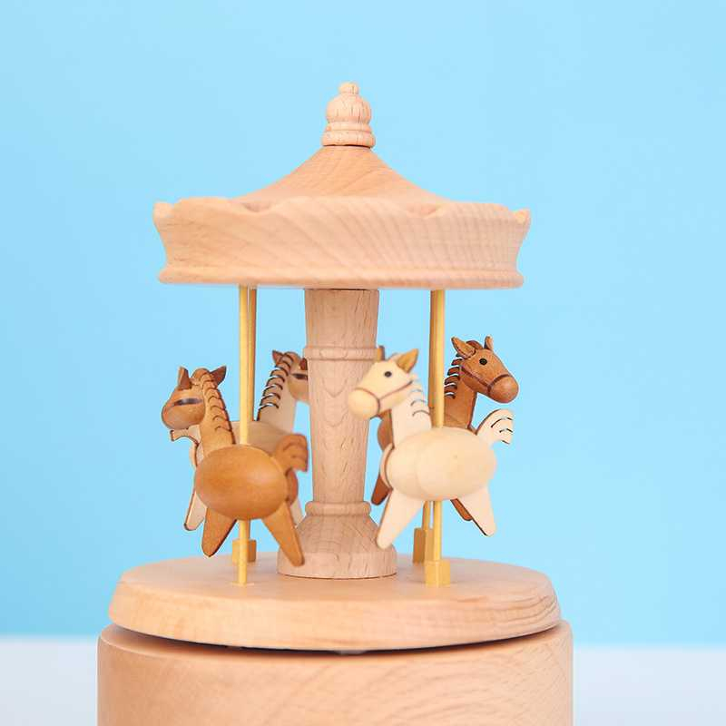 Creative Carousel Music Box Music Box Children's Toy Carousel Home Decoration Christmas Decorations