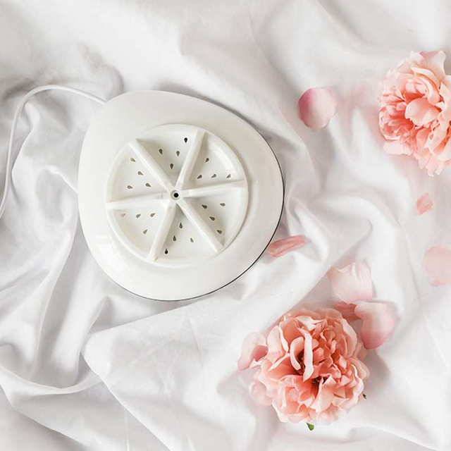 Creative Water Drop Ultrasonic Laundry Traveling Portable Mini Washing Machine Dormitory Lazy Turbine Washing Machine