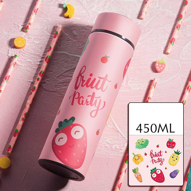 Thermos Cup Korean And Korean Students Fresh Literature And Portable Water Cup Gifts