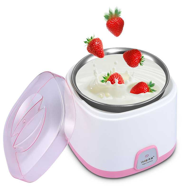 Multifunctional Stainless Steel Liner Yogurt Machine Safe Automatic Household
