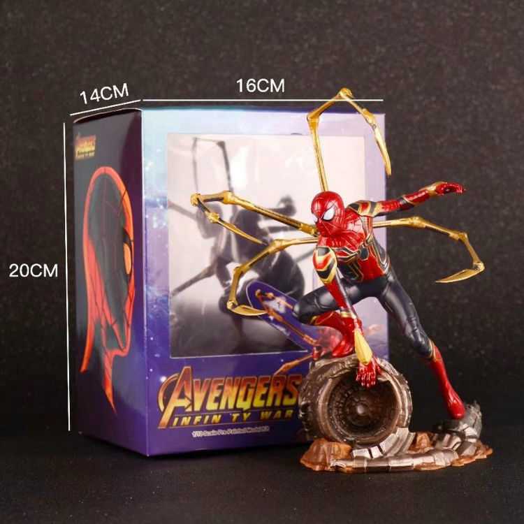 Avengers 3 Spider-Man Heroes Expedition Steel Battle Shirt Edition Boxed Spiderman Hand Dolls