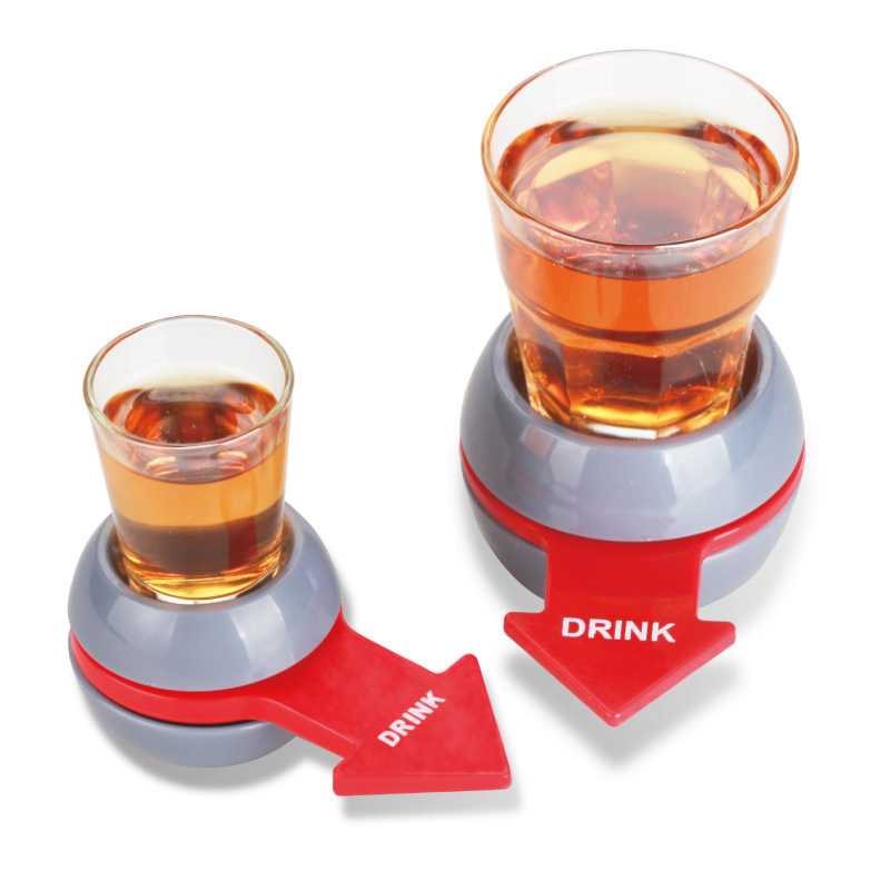 Party Fun Toys Drinking Entertainment Punishment Roulette Arrow Drinking Glass Finger Game Turntable Cup