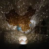 Fun Starry Skylights Romantic Fantasy Rotation Constellation Projector Vibrato Starry Creative Night Lights