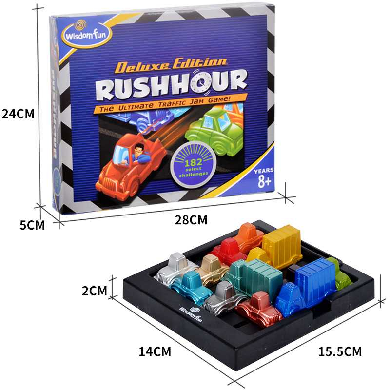 American Traffic Time Rush Hour Game Children Thinking Logic Clearance Game Puzzle Intelligence Toy Board Game