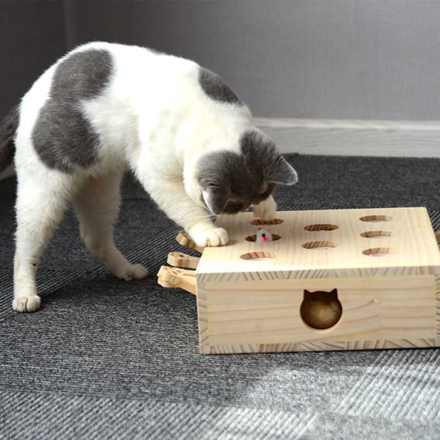 Hamster,Solid Wood Toy,Cat Toy