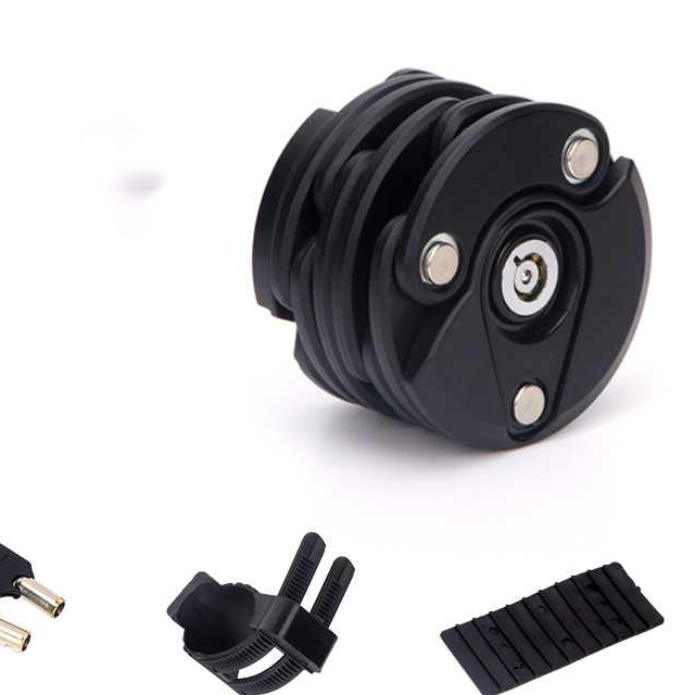 Bicycle Lock Anti-theft Chain Burger Lock Mountain Bike Bicycle Accessories Electric Car Fixed Folding Lock Accessories And Equipment