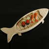 Wooden Platter,Featured Fish-shaped Platter,Japanese Sushi Platter