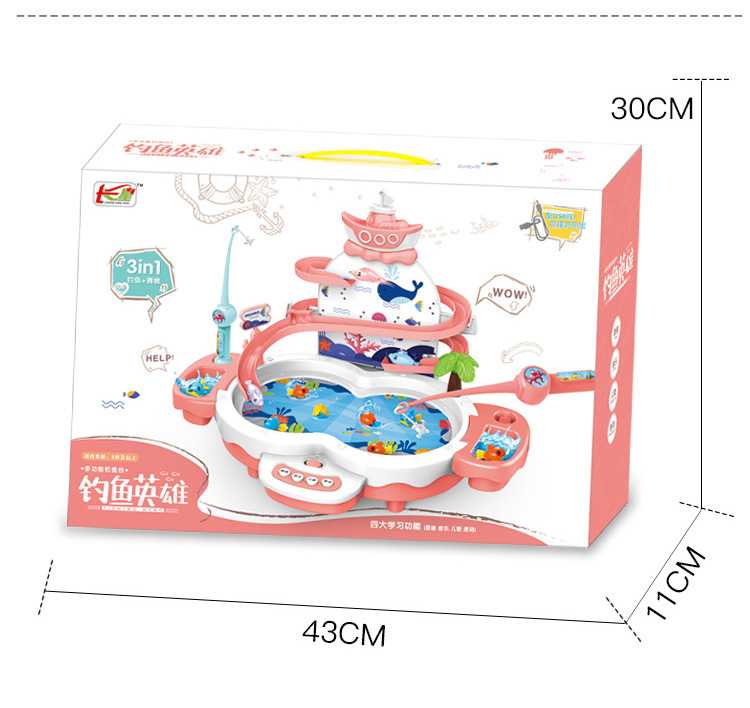 Children's Summer Play Toys Multi-function Game Diaoyutai with Track Variety of Play Puzzle Interactive Toys