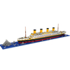 Titanic Small Particles Building Blocks Mini Diamond Particles Children's Educational Diy Assembled Toy Boat