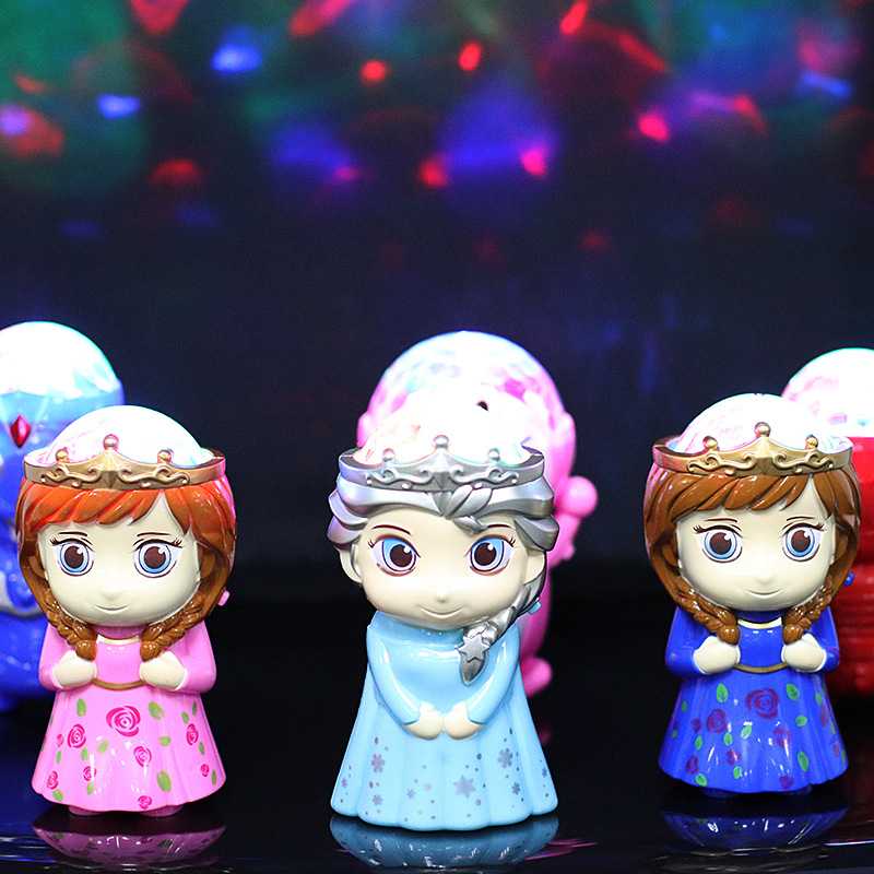 Creative Romantic Princess Projection Lamp Night Starry Projection Luminous Toy Children's Christmas Birthday Gift
