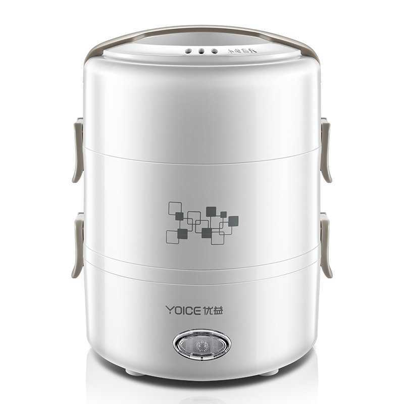 Electric Lunch Box, Heated Lunch Box, Three-layer Insulated Cooking Rice Cooker, Lunch Box