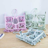Multifunctional 36 Clip Drying Rack Adult Clothes Hanging Children's Underwear Socks Rack Magic Folding Hangers Plastic Hangers