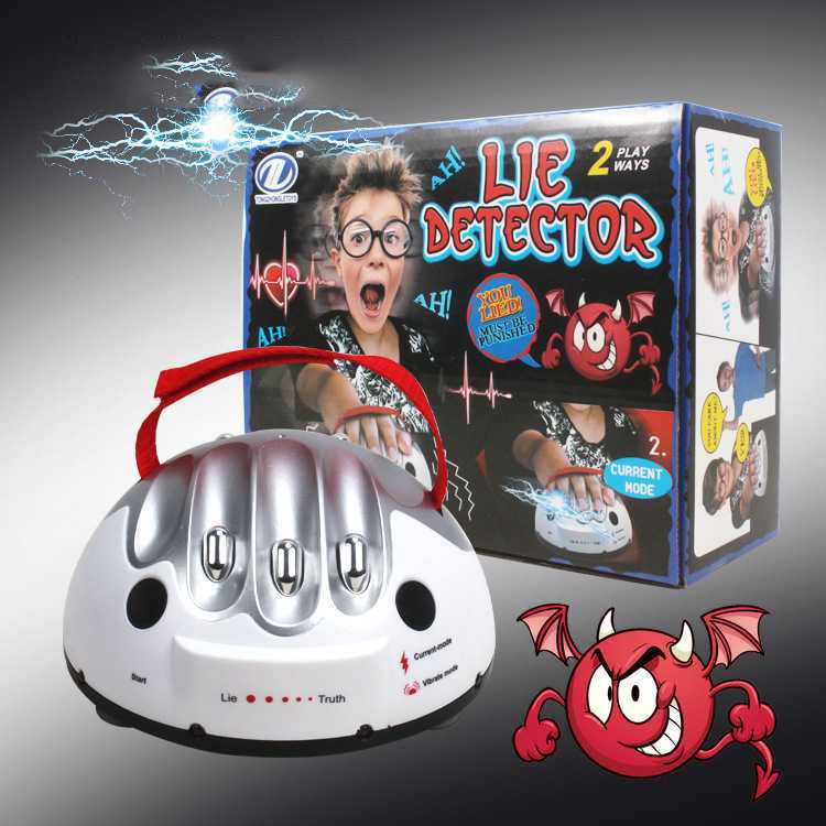 Miniature Electric Shock Lie Detector Whole Person Toy Tidy Board Game Game Party Machine Truthful Words Big Adventure Decompression Toy