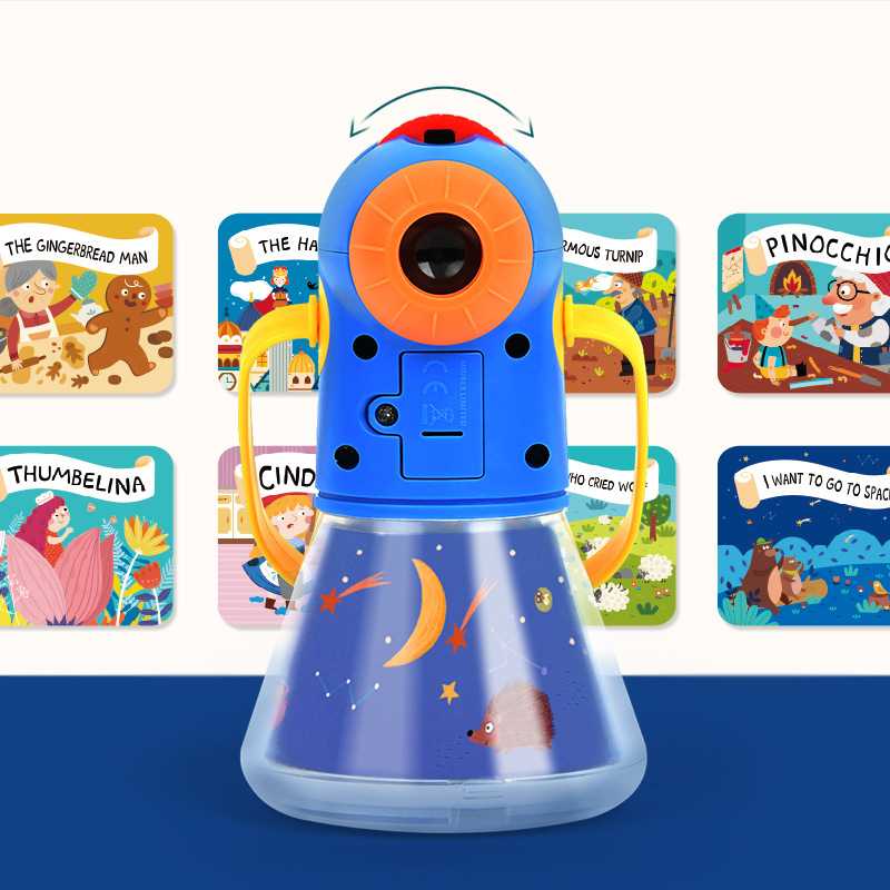Toy Children's Multi-function Story Projector Three-in-one Starry Sleeping Light Night Light