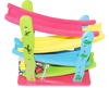 Children's Wooden Glider Toy Environmentally Inertial Four-layer Glider Rail Car