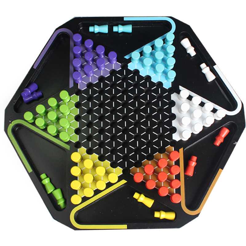 Children's Wooden Toys Checkers Primary School Adult Board Games Parent-child Interactive Games Puzzle Entertainment Board Games