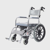 Aluminum Alloy Wheelchair Folding Light Belt Toilet Multifunction Elderly Portable Ultra Light Waterproof Bath Wheelchair