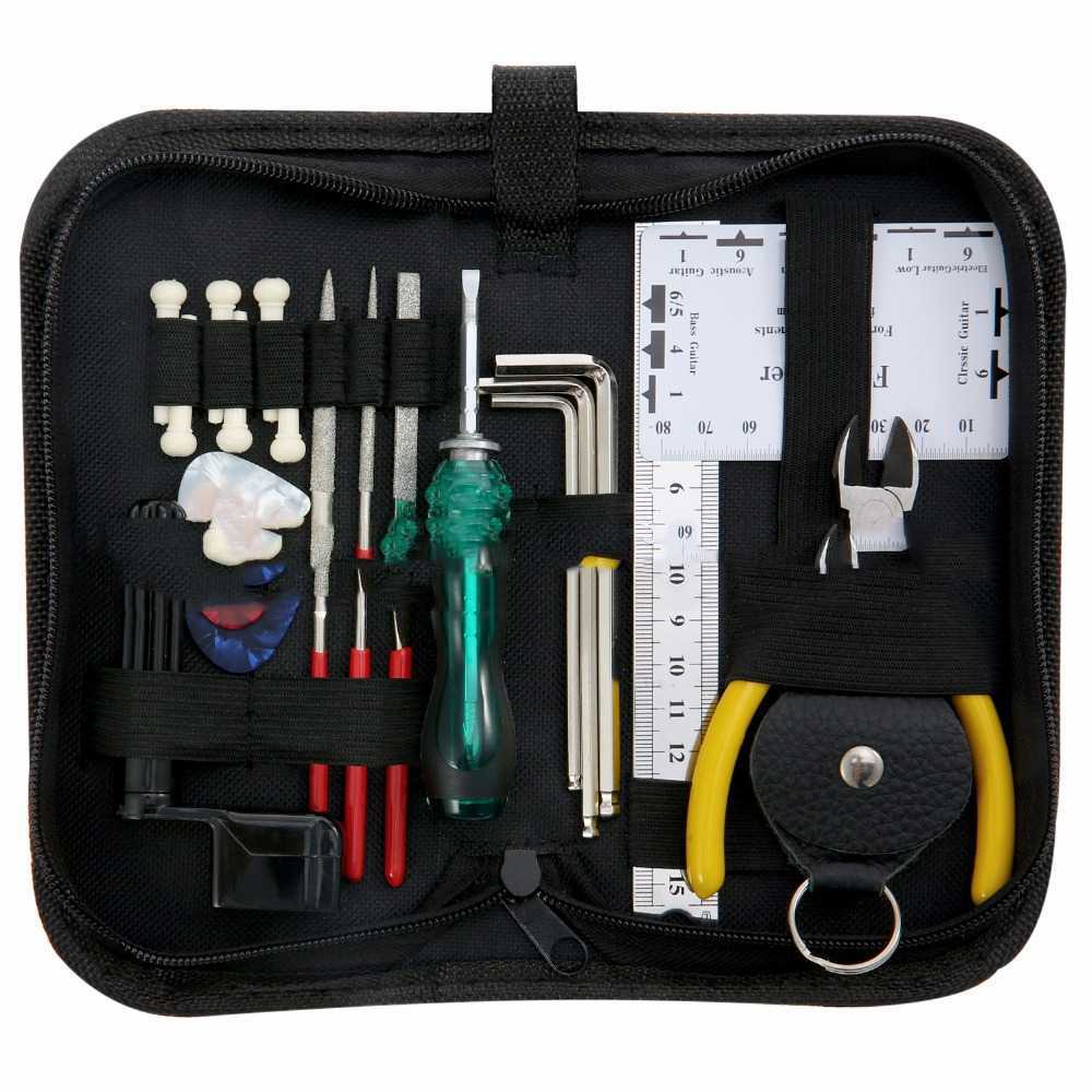 Guitar Cleaning Maintenance String Changing Tool Tuning Wrench Set Kit