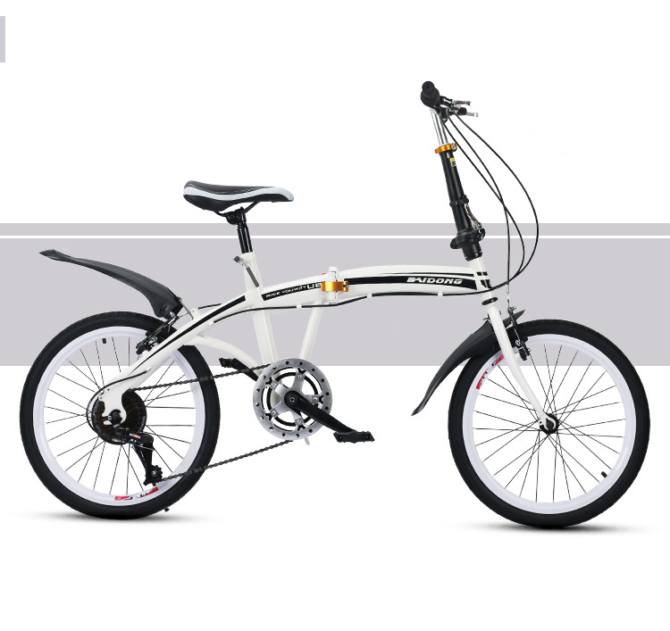 Folding Car 20 Inch Folding Bike Adult Speed Car Mountain Bike Student Car Gift